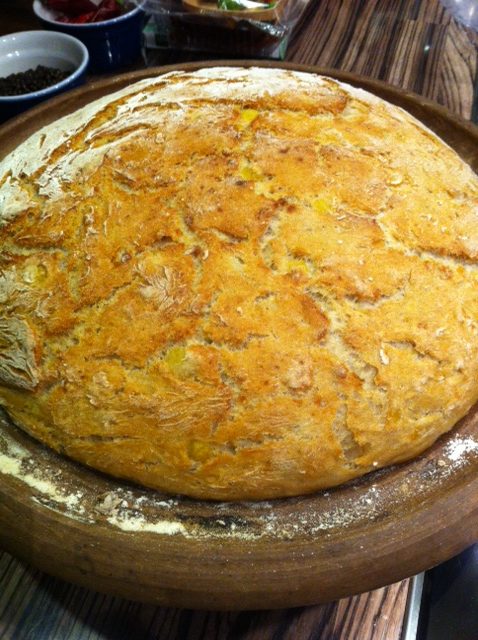 Kartoffel-Brot in der Tajine