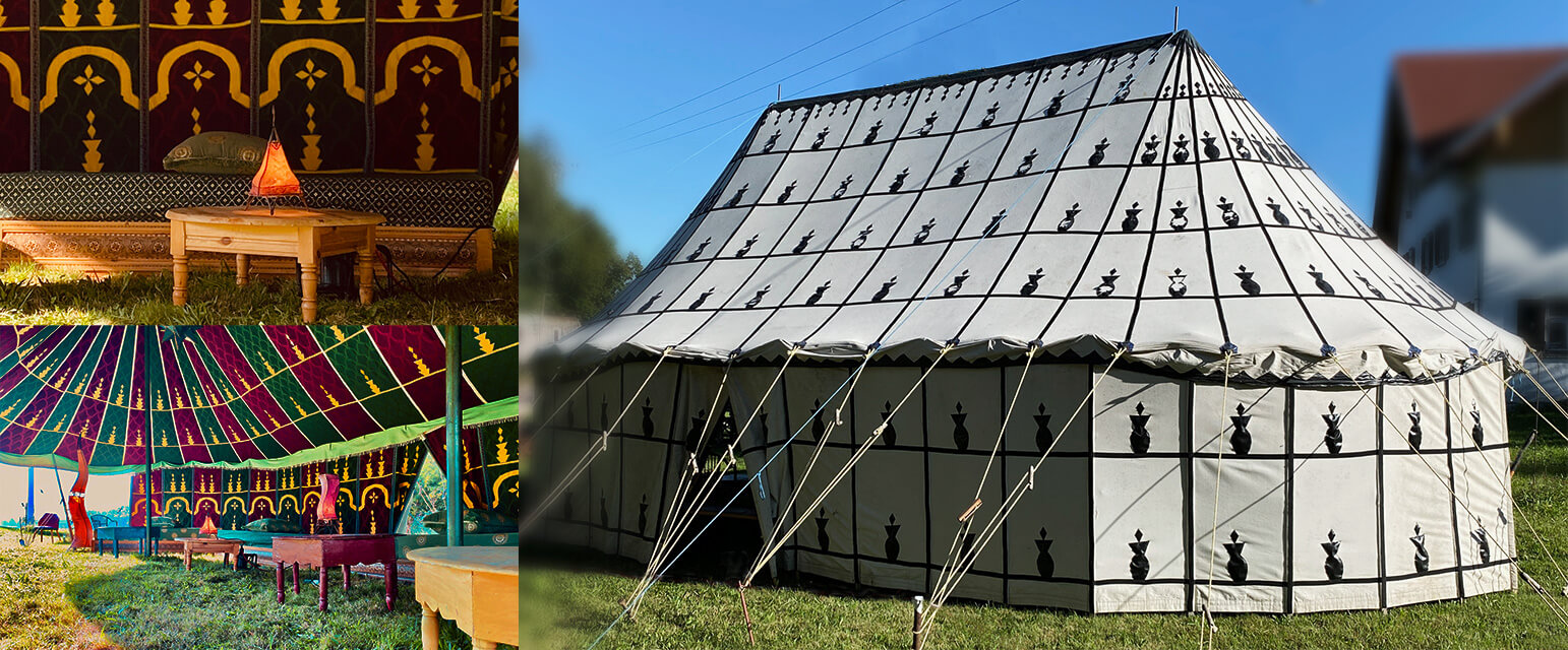 Marokkanisches Hochzeits-Zelt